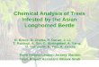 Chemical Analysis of Trees Infested by the Asian Longhorned Beetle