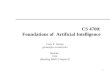 1 CS 4700: Foundations of Artificial Intelligence Carla P. Gomes Module: FOL (Reading R&N: Chapter 8)