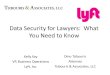 Data Security for Lawyers: What You Need to Know