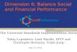 Dimension 6: Balance Social and Financial Performance Today’s speakers: Leah Wardle, SPTF and Christophe Bochatay, Triple Jump The Universal Standards