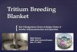 { Tritium Breeding Blanket Part I: Background, Choice of design, Choice of breeder, Tritium permeation and separation Matt Torrico NRE 4610: Intro to Fusion