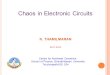 Chaos in Electronic Circuits K. THAMILMARAN 29.11.2012 Centre for Nonlinear Dynamics School of Physics, Bharathidasan University Tiruchirapalli-620 024