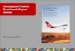 December 2011 Newspaper Creative Benchmark Report Qantas