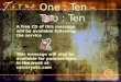 One : Ten  Two : Ten A free CD of this message will be available following the service This message will also be available for podcast later in the week