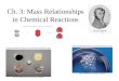 Ch. 3: Mass Relationships in Chemical Reactions Copyright  The McGraw-Hill Companies, Inc. Permission required for reproduction or display