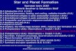 Star and Planet Formation Sommer term 2007 Henrik Beuther  Sebastian Wolf 16.4 Introduction (H.B.  S.W.) 23.4 Physical processes, heating and cooling,