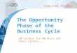 Craig Evans, President The Opportunity Phase of the Business Cycle 10 Lessons for Advisors and their clients.. 10 10 Lessons for Advisors and their clients