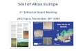 2 nd Editorial Board Meeting JRC Ispra, November 26 th 2004 Soil of Atlas Europe