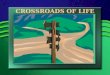 Crossroads of Life Title Slide: Crossroads of Life.Yogi Berra once said: When you come to a fork in the road, take it. All of us come to crossroads