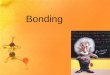 Bonding. Bond The force that holds two atoms (ions) together. Bonding releases energy  Exothermic