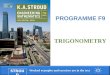 STROUD Worked examples and exercises are in the text Programme F9: Trigonometry PROGRAMME F9 TRIGONOMETRY
