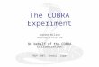 The COBRA Experiment Jeanne Wilson University of Sussex, UK On behalf of the COBRA Collaboration TAUP 2007, Sendai, Japan