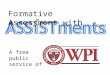 Formative Assessment with A free public service of