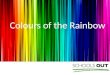 Colours of the Rainbow. Can you name these colours?