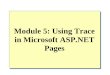 Module 5: Using Trace in Microsoft ASP.NET Pages