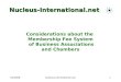 04/2008Nucleus- Considerations about the Membership Fee System of Business Associations and Chambers…