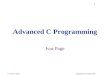 C++ Notes 1995Copyright Ivor Page 1995 1 Advanced C Programming Ivor Page