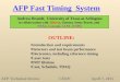 AFP Fast Timing System Andrew Brandt, University of Texas at Arlington in collaboration with Alberta,…