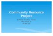 Community Resource Project Catholic Charities Hawaii Mel Toledo, Jr. NURS 320