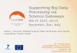 Supporting Big Data Processing via Science Gateways EGI CF 2015, 10-13 November, Bari, Italy Dr Tamas…