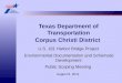Texas Department of Transportation Corpus Christi District U.S. 181 Harbor Bridge Project Environmental…