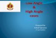 High angle -low angle cases