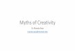 Sosa 2017 Myths of Creativity (1)