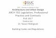 Guc arct 702 legislations   lecture 8 - building codes b 23-11-2017
