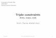 4.1. triple constraints (time, scope, cost)