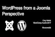 WordPress from a Joomla Perspective