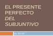 Presente perfecto del subjuntivo-Spanish 201