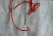 Photo instructions sewing  little cross stitch -  work skills