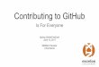 Contributing to github is for everyone