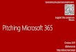 Pitching Microsoft 365