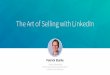 The Art of Selling with LinkedIn