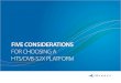 WHITE PAPER: Five Considerations for Choosing a HTS/DVB-S2X Platform