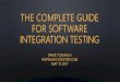 The complete guide for software integration testing | David Tzemach