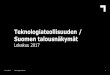 Teknologiateollisuuden / Suomen talousnäkymät, lokakuu 2017