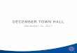 December Town Hall 2017