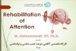 Rehabilitation of attention