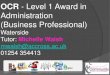Business Administration Session 1 Jan18
