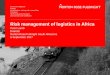 Risk management of logistics in Africa