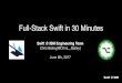 AltConf 2017: Full Stack Swift in 30 Minutes