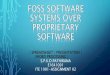 Free Open Source Software over Proprietary Software