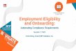 OHUG Employment Eligibility and Onboarding | Automating Compliance Requirements