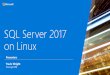 SQL Server 2017 on Linux Introduction
