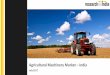 Agricultural machinery market in india 2017  - Research On India