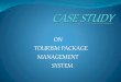 TOURISM AND TRAVELLING MANAGEMENT SYSTEM