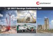 Q2 2017 Manitowoc Earnings Conference Call