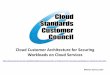 Cloud Customer Architecture for Securing Workloads on Cloud Services